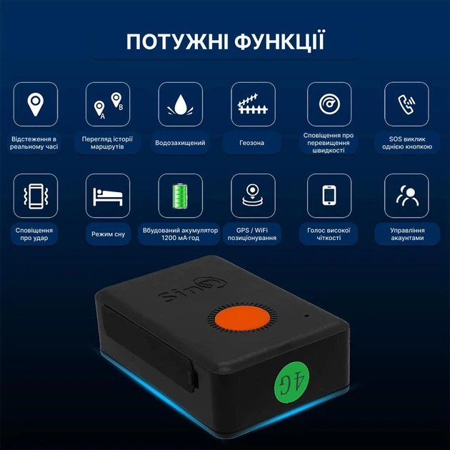 SinoTrack ST-904L 4G міні GPS трекер - зображення 4