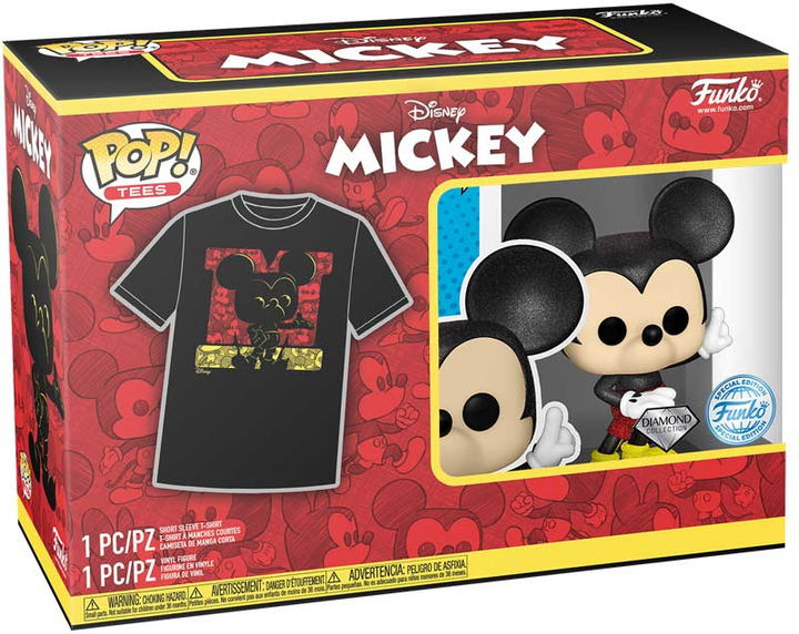Zestaw Funko Pop! & Tee Disney Figurka Mickey + Koszulka Rozmiar S 74506 (889698745062) - obraz 2