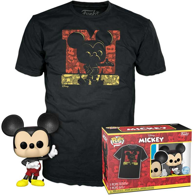 Zestaw Funko Pop! & Tee Disney Figurka Mickey + Koszulka Rozmiar L 74508 (889698745086) - obraz 2