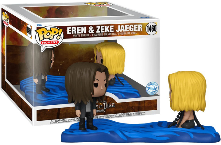 Zestaw figurek Funko Pop! Moment Attack on Titan 1460 Eren & Zeke Jaeger 73985 (889698739856) - obraz 1