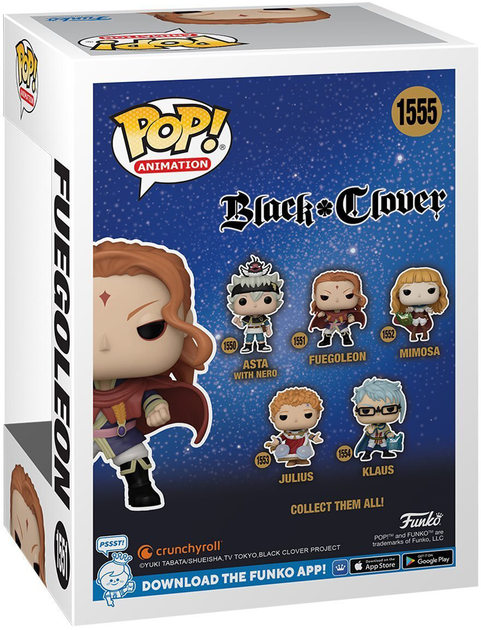 Figurka Funko Pop! Animation Black Clover 1555 Fuegoleon 74393 (889698743938) - obraz 5
