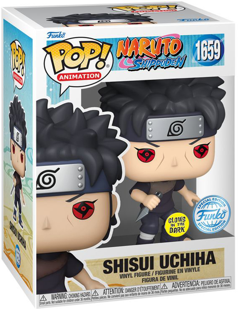 Figurka Funko Pop! Animation Naruto Shippuden 1659 Shisui Uchiha with Kunai 82124 (889698821247) - obraz 1
