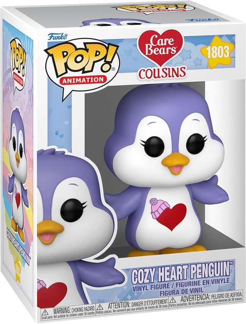 Figurka Funko Pop! Animation Care Bears Cousins 1803 Cozy Heart Penguin 83493 (889698834933) - obraz 1