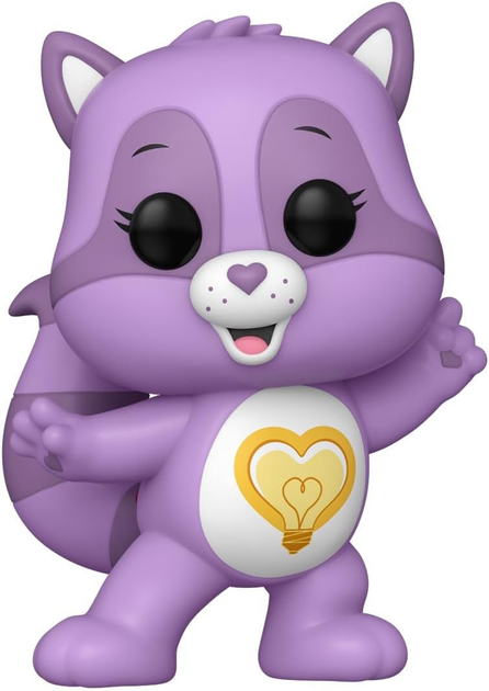 Фігурка Funko Pop! Animation Care Bears Cousins 1802 Bright Heart Raccoon 83494 (889698834940) - зображення 2