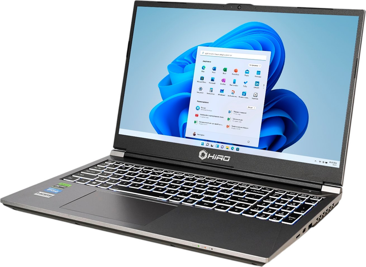 Laptop HIRO KX550 (NBC-KX5504050-H03) Gray - obraz 3