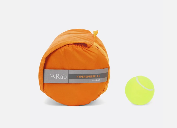 Килимок надувний Rab Hypersphere 9.5, Regular, 183x51х10см, Marmalade (RB QMA-08-MAM-REG-REG) - зображення 7