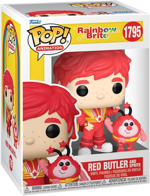Figurka Funko Pop! Animation Rainbow Brite 1795 Red Butler and Sprite 83492 (889698834926) - obraz 1