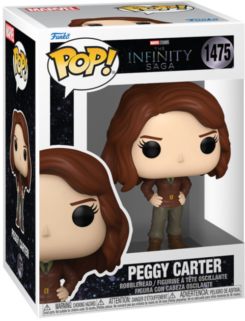 Figurka Bobble-Head Funko Pop! Marvel The Infinity Saga 1475 Peggy Carter 83790 (889698837903) - obraz 1