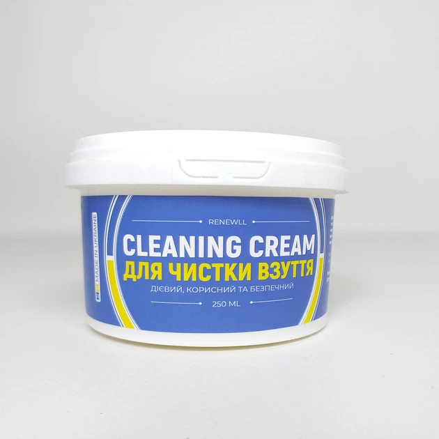 Крем для чистки обуви RENEWLL Cleaning Cream, 250 мл (X-1933