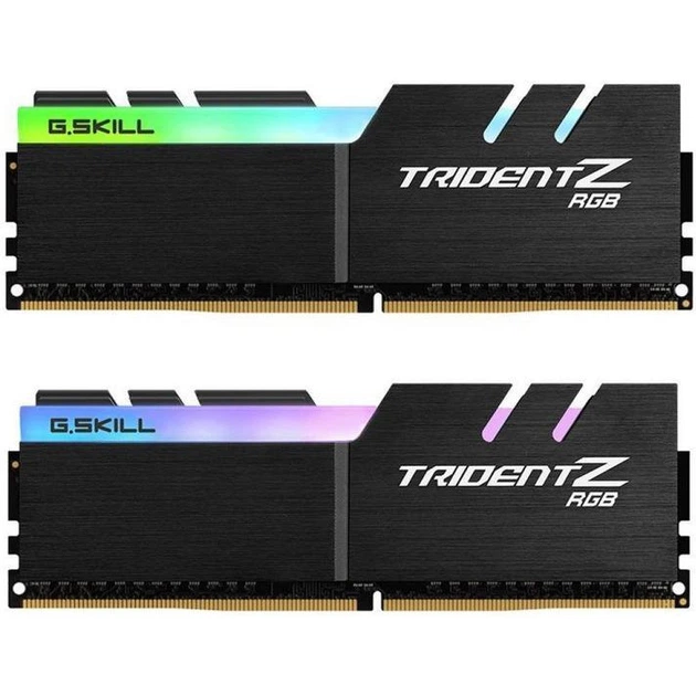 Оперативна пам'ять Комплект G.Skill Trident Z RGB DDR4-3200 16x2gb (F4-3200C16D-32GTZR:5) Б/в - изображение 2