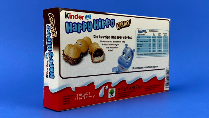 Набор Батончик 5шт Kinder Happy Hippo Cocoa 20.7g - изображение 5