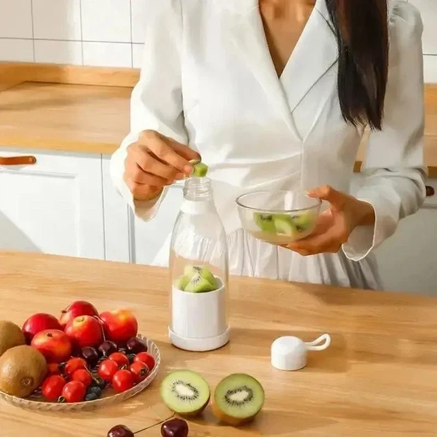 Блендер-бутылка Mini Fresh Juicer 380мл 1200мАч - изображение 6