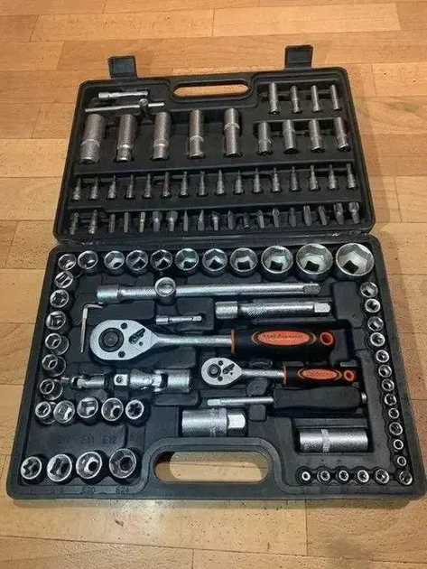 Набор инструментов Zhongxin Tools force 108 предметов в пластиковом кейсе профессиональный - изображение 4