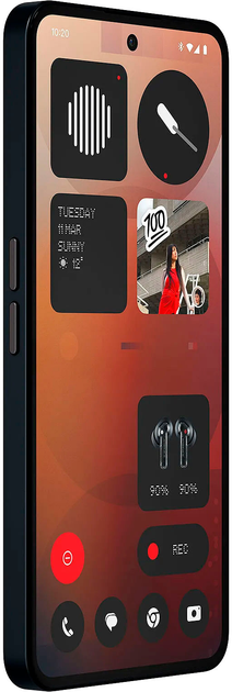 Smartfon Nothing Phone 3a 5G 8/128GB Black (A10400142) - obraz 3