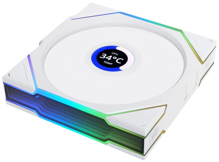 Zestaw wentylatorów Lian Li Uni Fan TL Wireless LCD 120 White (LULI-118) - obraz 4