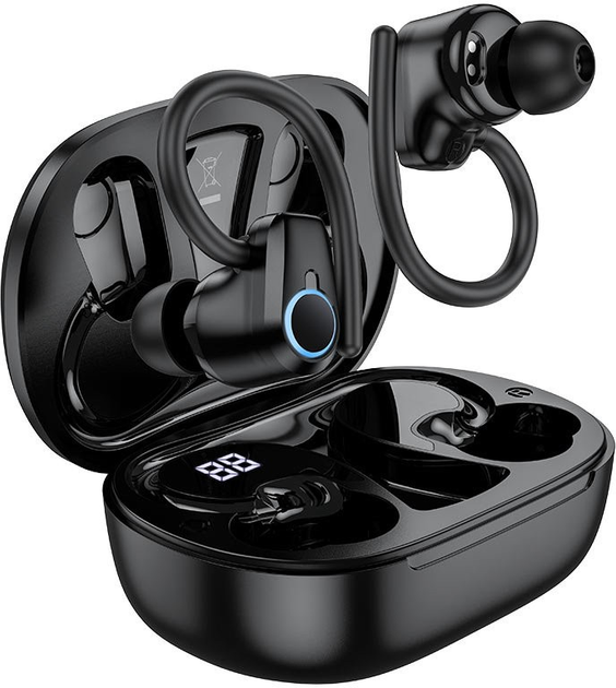 Słuchawki Hoco EQ8 Pure Joy Black (EQ8 black) - obraz 1