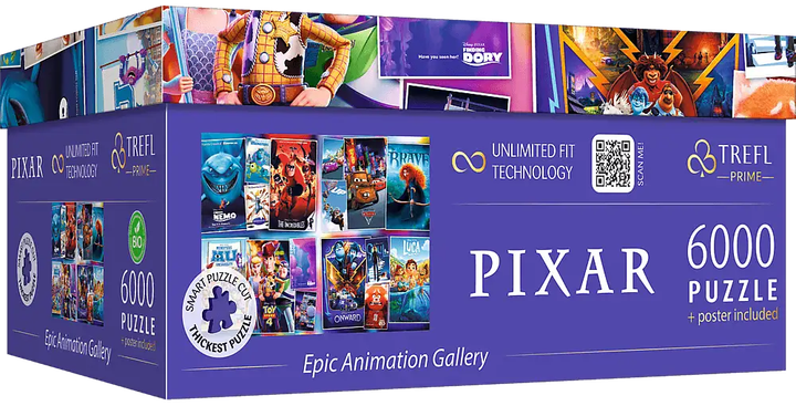 Пазлы Trefl Pixar Галерея эпической анимации 6000 UFT элементов (5900511810387) - изображение 2