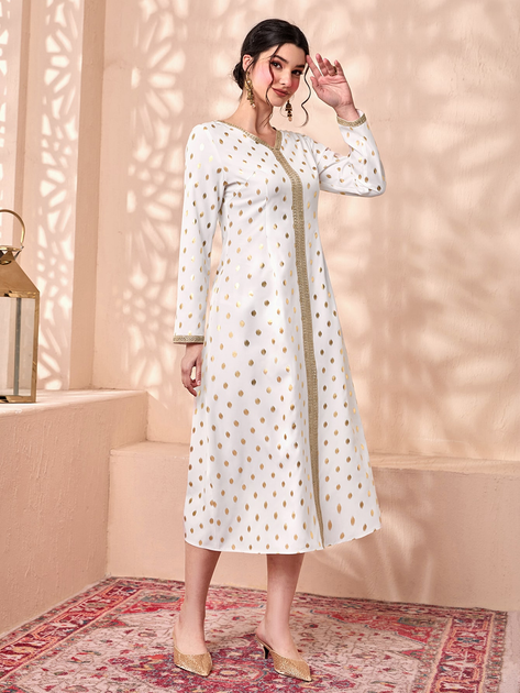 Сукня міді літня жіноча SHEIN GD-00161214 L Біла від Rozetka на платформі USKIDKA Акція на Сукня міді літня жіноча SHEIN GD-00161214 L Біла від Rozetka