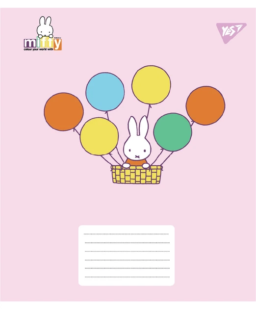 Набор тетрадей ученических Yes Miffy Playfull А5 24 листа Линия 20 шт (767637) - изображение 4