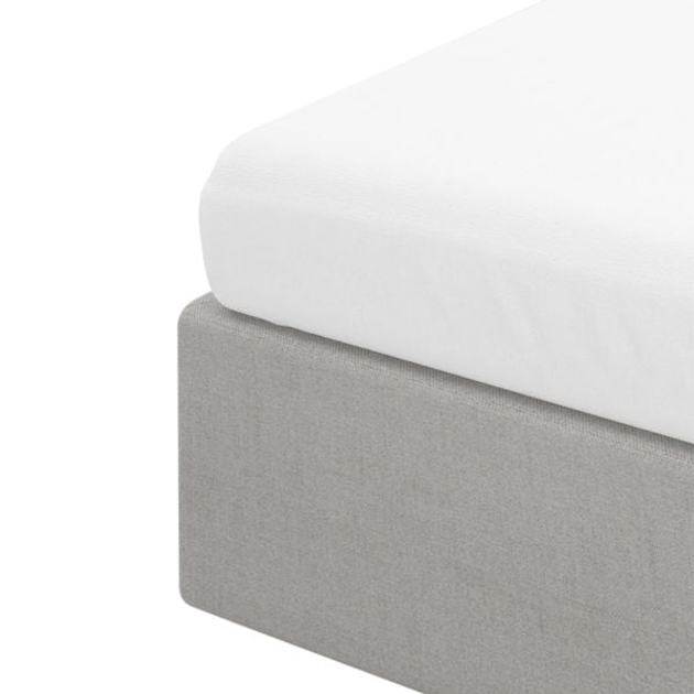 Prześcieradło Homla Lauko renforce Białe 180 x 200 cm (5902869985489) - obraz 1