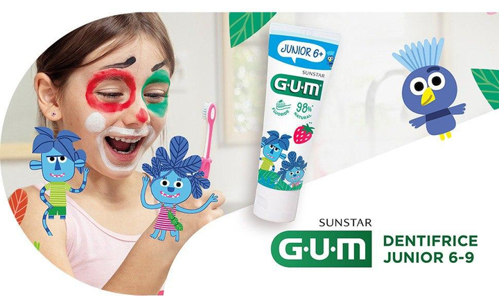 Зубная паста GUM JUNIOR гель для зубов для детей от 6 лет 50 мл - изображение 2