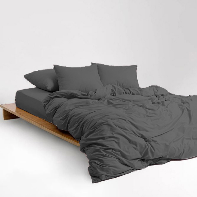 Підковдра MirSon Soft Touch of Satin 005 Charcoal 220х240 см від Rozetka на платформі USKIDKA Акція на Підковдра MirSon Soft Touch of Satin 005 Charcoal 220х240 см від Rozetka