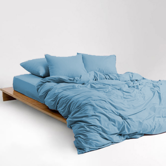 Підковдра MirSon Soft Touch of Satin 008 Sky blue 160х220 см від Rozetka на платформі USKIDKA Акція на Підковдра MirSon Soft Touch of Satin 008 Sky blue 160х220 см від Rozetka