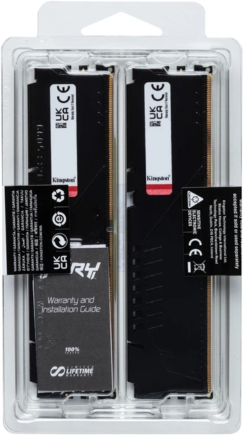 Оперативна памʼять Kingston Fury DDR5-5600 65536MB PC5-44800 (Kit of 2x32768) Beast Black (KF556C40BB2K2-64) - зображення 12