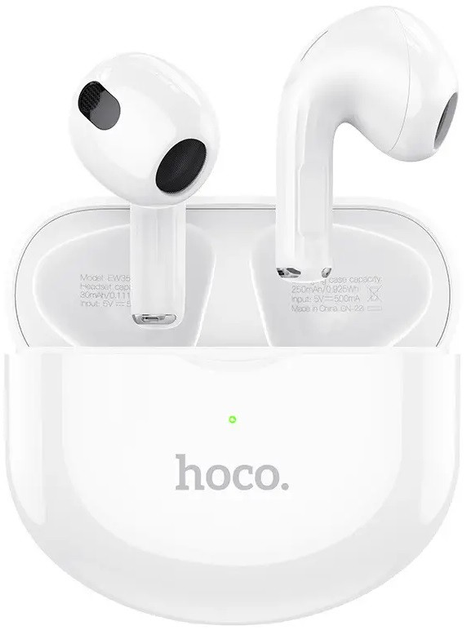 Навушники Hoco EW35 Sonido White (EW35 white) - зображення 1