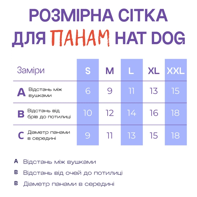 Панама для собак Hat-Dog вельвет блакитна з регульованою затяжкою 2/S - изображение 5