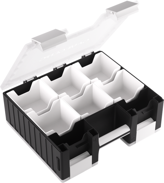 Двосторонній футляр Gamegenic Game Castle Black/White/Clear GGS22038ML (4251715414569) - зображення 5