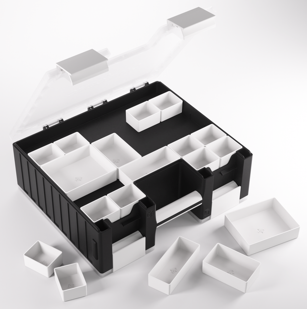 Двосторонній футляр Gamegenic Game Castle Black/White/Clear GGS22038ML (4251715414569) - зображення 8