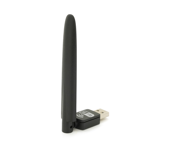 Бездротовий мережевий Wi-Fi USB-адаптер із зовнішньою антеною 10 см Voltronic LV-UW10SRK, 150 Mbps, 2.4GHz, Black - зображення 3