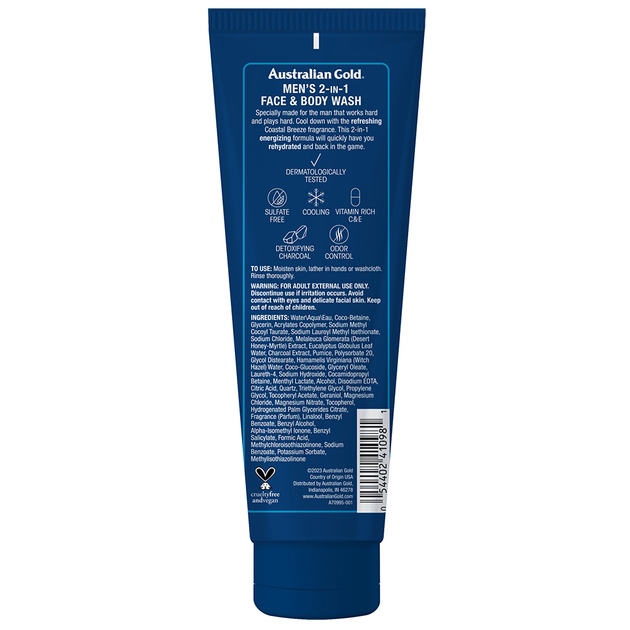 Гель для душу Australian Gold Men’s 2-in-1 Body Wash 250 мл (54402410981) - зображення 2