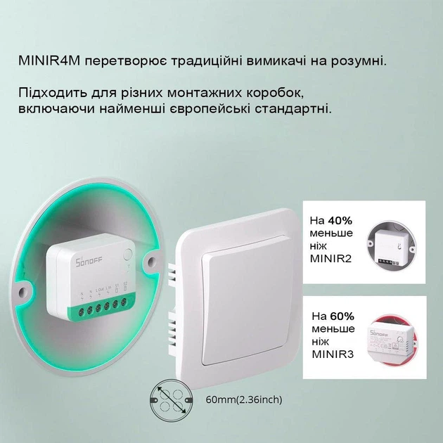 Реле Sonoff MINIR4M Matter - изображение 4