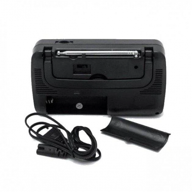 Радиоприемник радио FM ФМ Kipo KB 408AC 198 х 110 х 59 мм Aux Чёрный - изображение 4