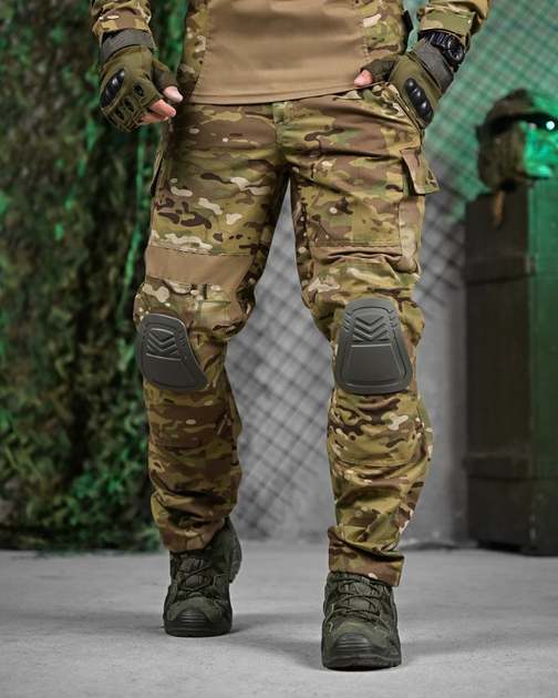 Тактический летний костюм наколенники и налокотники в комплекте Series Tactical Multicam S - изображение 7