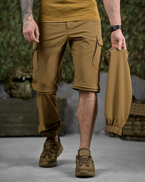 Тактический летний костюм Штаны-шорты Tactical Combat Series Coyote S - изображение 6