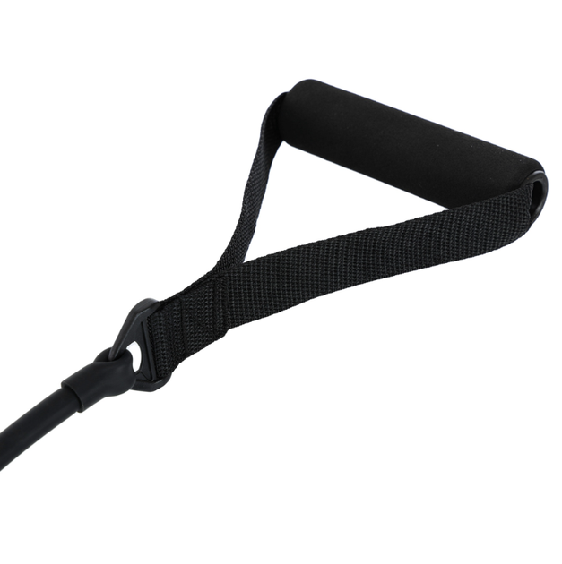 Еспандер трубчастий з ручками та лямками для ніг BODY SHAPER SP-Sport 10046 чорний - Фото 6 Еспандер трубчастий з ручками та лямками для ніг BODY SHAPER SP-Sport 10046 чорний - зображення 6