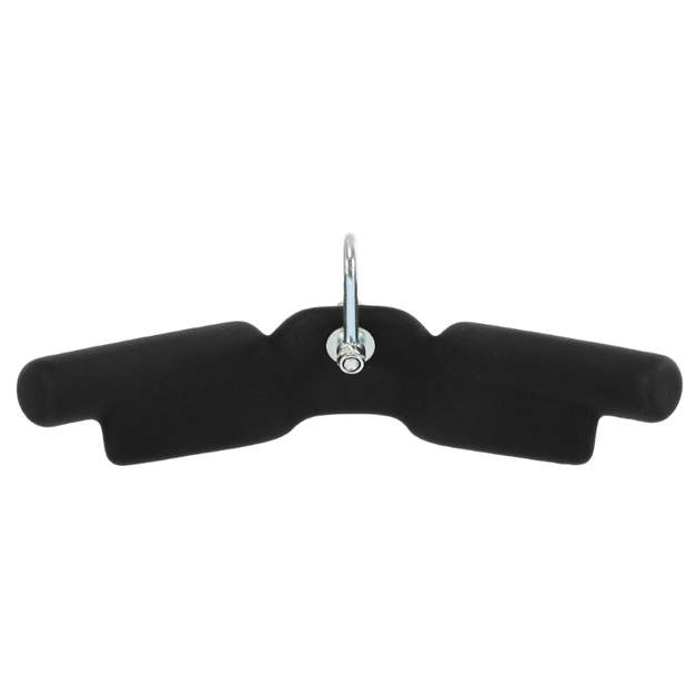 Рукоятка для тяги з вузьким хватом Zelart TA-5371 30см чорний - зображення 7