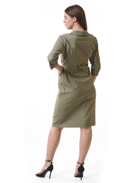 Платье MODA Хаки 44 (78834) - Фото 4 Платье MODA Хаки 44 (78834) - изображение 4
