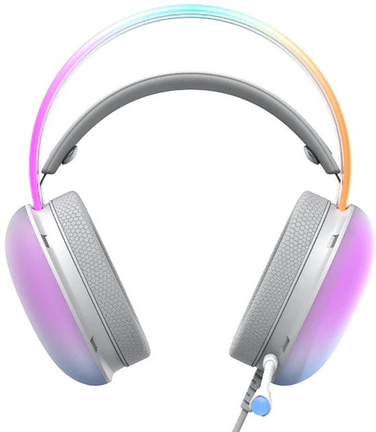 Навушники Havit H2037d RGB White (6939119064990) - зображення 3