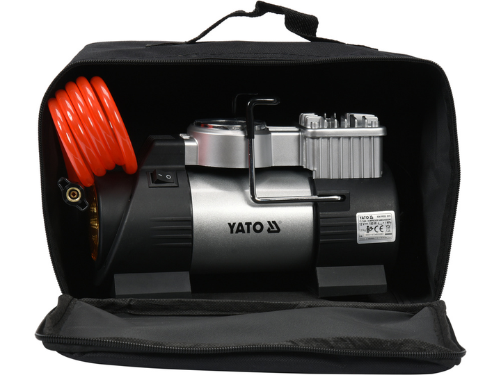 Kompresor samochodowy YATO z lampą led 12 V 180 W (YT-73460) - obraz 5