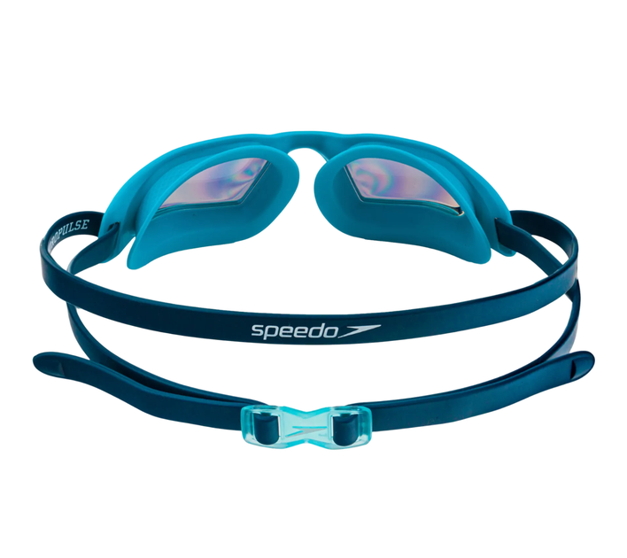 Окуляри для плавання в басейні Speedo HYDROPULSE MIRROR GOG JU (8-12269D656) JR чорний, блакитний - зображення 7