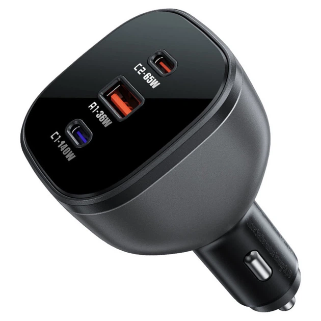 Автомобільний зарядний пристрій ACEFAST B14 165W, Black - зображення 2