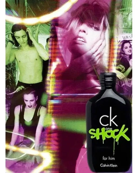 Туалетна вода для чоловіків Calvin Klein CK One Shock for Him 200 мл - Фото 4 Туалетна вода для чоловіків Calvin Klein CK One Shock for Him 200 мл - зображення 4