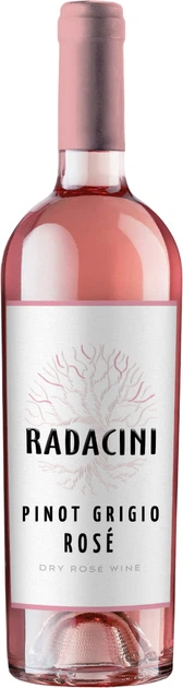 Вино Radacini Pinot Grigio Rose рожеве сухе 0.75 л 12.5% (4840267008090) - Фото 1 Вино Radacini Pinot Grigio Rose рожеве сухе 0.75 л 12.5% (4840267008090) - зображення 1