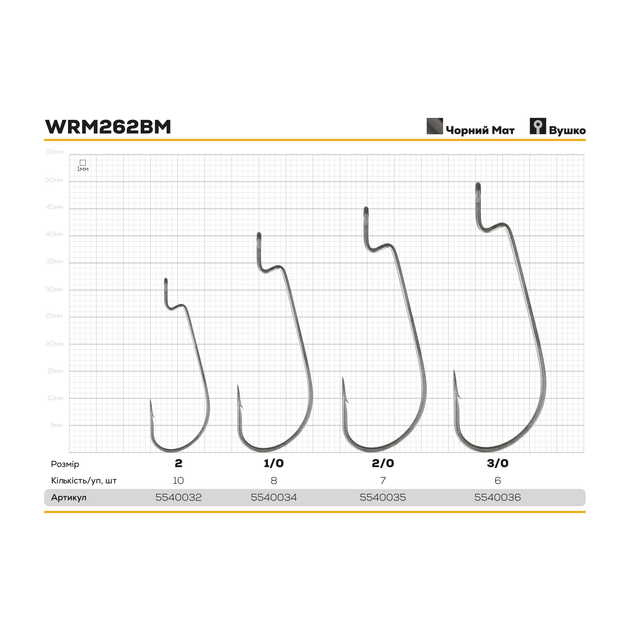Крючок Hayabusa Narrow Gap Offset WRM262BM №2/0(7шт) - Фото 2 Крючок Hayabusa Narrow Gap Offset WRM262BM №2/0(7шт) - изображение 2