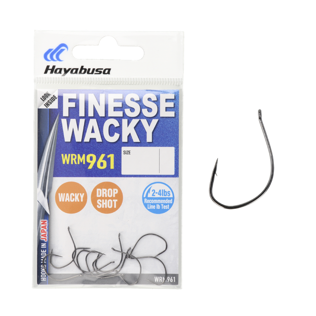 Крючок Hayabusa Wacky Finesse WRM961 №1/0 (6шт) - Фото 3 Крючок Hayabusa Wacky Finesse WRM961 №1/0 (6шт) - изображение 3