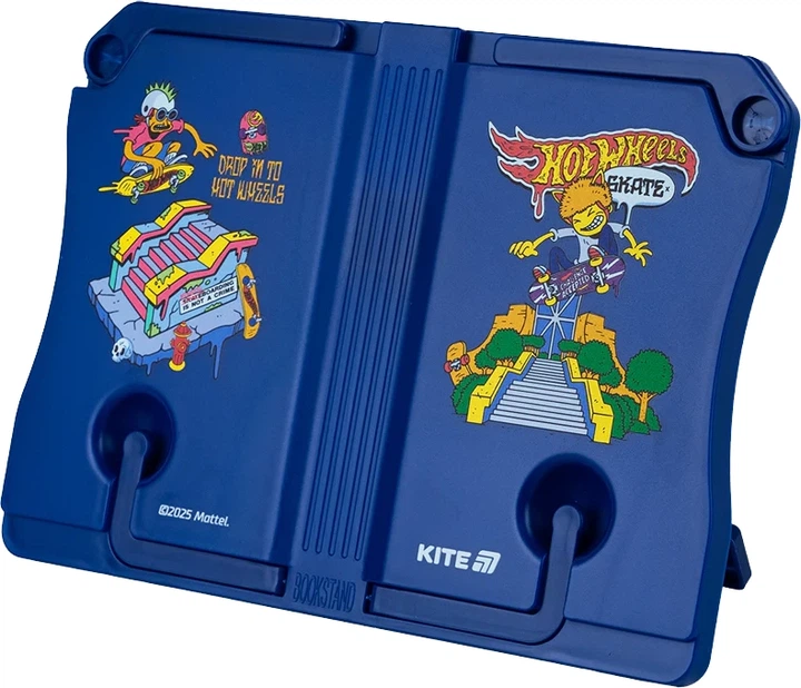 Підставка для книг Kite Hot Wheels Пластикова Синя (HW25-391) - зображення 2